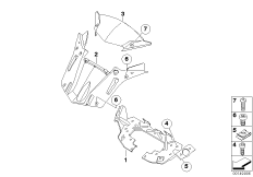 Szyba, elementy dod. (46_1016) dla BMW K 1300 GT (0538,0539) ECE