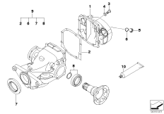 Przekładnia tylnej osi-zestaw uszczelek (33_1035) dla BMW X5 E53 X5 4.6is SAV USA