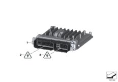 Basic control unit DME / MSV80.1 (12_1461) dla BMW 3' E90 LCI 328xi N51 Lim USA