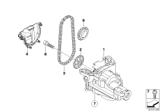 Dopływ oleju/pompa olejowa z napędem (11_3928) dla MINI Cabrio R57 LCI Coop.S JCW Cabrio ECE