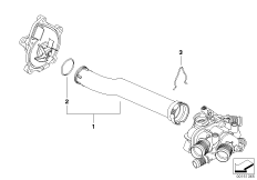 Rurociąg układu chłodniczego (11_3932) dla MINI Cabrio R57 Cooper Cabrio ECE