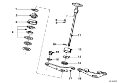 Mostek widełek górny (31_0470) dla BMW R27 ECE