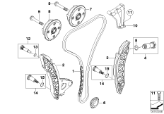 Mechanizm ster.-łańcuch sterujący (11_3951) dla MINI Cabrio R57 Cooper Cabrio ECE