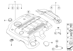 Akustyka silnika (11_3958) dla BMW X3 E83 LCI X3 3.0sd SAV ECE