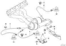 Sonda lambda/Elementy dod. (18_0603) dla BMW Z4 E85 Z4 2.0i Roa ECE