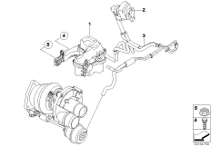 Sterowanie podciśnieniowe-turbospręż. (11_3982) dla MINI Cabrio R57 Cooper S Cabrio ECE