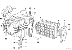 Tłumik szmerów ssania/wkład filtra (13_0532) dla BMW F 650 ST 97 (0163,0168) USA