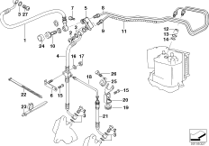 Przewód hamulcowy przedni Integral ABS (34_1180) dla BMW R 1150 RT 00 (0419,0499) USA