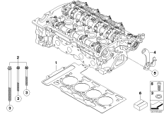 Elementy dodatkowe głowicy cylindrów (11_3991) dla MINI Cabrio R57 Cooper Cabrio USA