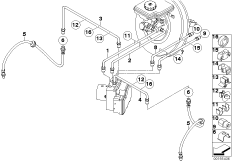Przewód hamulcowy przedni (34_1573) dla MINI Roadster R59 Cooper S Roadster ECE