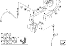 Przewód hamulcowy przedni (34_1574) dla MINI Cabrio R57 LCI Coop.S JCW Cabrio ECE