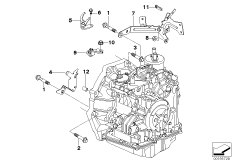 Skrzynia bieg., mocowanie/Elementy dod. (24_1057) dla MINI Cabrio R52 Cooper S Cabrio USA