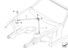 Podpora kolumny amortyzatora (51_4958) dla BMW Z4 E85 Z4 3.0i Roa USA