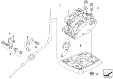 Układ włącz. b. Steptronic nap. 4 koła (25_0451) dla BMW X3 E83 LCI X3 3.0i SAV USA