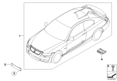 Zest. dopos. - pakiet aerodynamiczny M (03_1603) dla BMW 3' E92 330xi Cou ECE