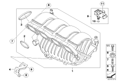 Kolektor ssący (11_3952) dla MINI Cabrio R57 Cooper Cabrio ECE