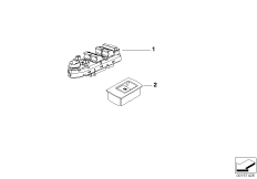 Przełącznik podnośnika szyby (61_2111) dla BMW X5 E70 X5 3.0sd SAV ECE