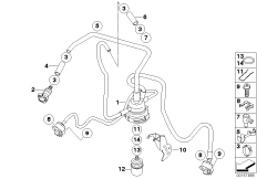 Rozdzielacz paliwa/Regulator ciśnienia (16_0652) dla BMW R 1200 GS 04 (0307,0317) ECE