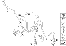 Rozdzielacz paliwa/Regulator ciśnienia (16_0653) dla BMW R 1200 GS Adve. 10 (0470,0480) USA