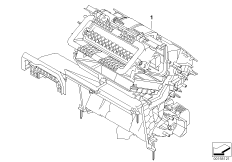 Obudowa rozdzielacza z klapami (64_1580) dla BMW X5 E70 LCI X5 35iX SAV ECE