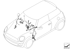 Wiązka przewodów tablicy przyrządów (61_2177) dla MINI Cabrio F57 Cooper S Cabrio ECE