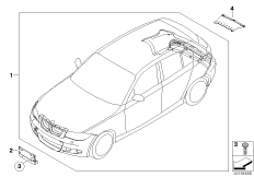 Zest. dopos. - pakiet aerodynamiczny M (03_1604) dla BMW 1' E87 LCI 120i 5-d ECE