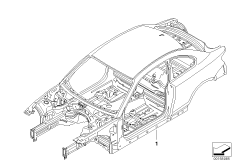 Szkielet karoserii (41_1794) dla BMW 1' E82 M Coupé Cou ECE