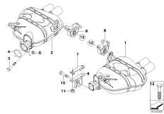 Układ wydechowy tylny (18_0660) dla BMW Z4 E85 Z4 M3.2 Roa USA