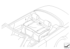 Torba z tyłu (03_3620) dla BMW 3' E93 LCI 328i Cab USA
