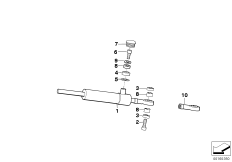 Amortyzator układu kierown. (32_2067) dla BMW K 1 (0525,0535) USA