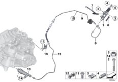 Uruchamianie sprzęgła (21_0228) dla MINI Cabrio R57 LCI Cooper D 1.6 Cabrio ECE