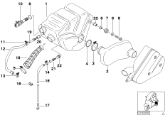 Tłumik szmerów ssania-elementy dod. (13_0880) dla BMW C1 (0191) ECE
