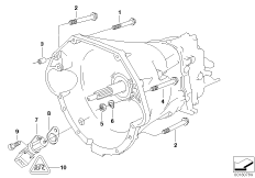 Skrzynia biegów, mocowanie (23_0731) dla BMW 8' E31 840Ci Cou ECE