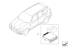 Zestaw doposażenia - zmieniarka CD (03_1277) dla BMW X5 E70 LCI X5 30dX SAV ECE