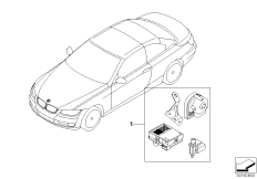 Zestaw doposażenia - autoalarm (03_0946) dla BMW 3' E93 328i Cab USA