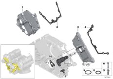 Obudowa skrzyni łańcuchowej, górna (11_3253) dla BMW 6' E63 645Ci Cou ECE