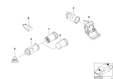 Zapalniczka/wtyczki (61_1331) dla BMW X5 E53 X5 3.0d SAV ECE