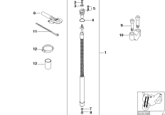 Zawieszenie sportowe (31_0351) dla BMW R 80 GS ECE