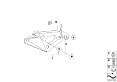 Uchwyt zestawu wskaźników (62_0494) dla BMW R 1200 S (0366,0396) ECE
