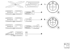 Emblematy / Ciągi napisów (51_6370) dla BMW X5 E70 X5 4.8i SAV USA