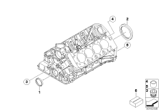 Skrzynia korbowa cylind./Elementy dod. (11_4111) dla BMW 3' E93 LCI M3 Cab USA