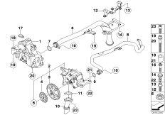 Dopływ oleju/pompa olejowa (11_4125) dla BMW 3' E90 LCI M3 Lim USA