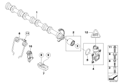 Sterowanie zaworów-wałek mimośrodowy (11_3925) dla MINI Cabrio R57 Cooper Cabrio ECE