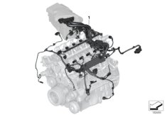Wiązka przewodów silnika (12_1438) dla BMW X6 E71 X6 35dX SAC ECE