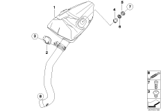 Części układu wydechowego z mocowaniem (18_0756) dla BMW HP2 Sport (0458, 0468) USA
