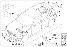 Pakiet aerodynamiczny (03_1612) dla BMW 1' E81 118i 3-d ECE