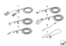 Kabel naprawczy pod. powietrznej (61_1677) dla BMW 7' E65 745i Lim ECE