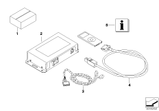 iPod connection retrofit kit (03_1298) dla MINI Clubman R55 Cooper S Clubman USA