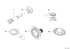Various cable grommets (61_2020) dla BMW 3' E92 LCI 328xi Cou USA