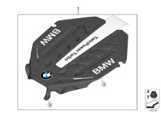 Osłona dźwiękoszczelna (13_1267) dla BMW 6' F12 650i Cab ECE